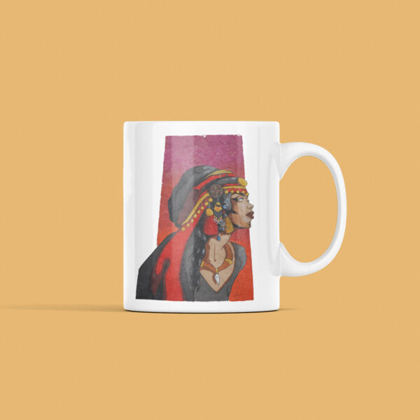 The Bedouin Lady Mug By Yazan Mesmar Thumbnail