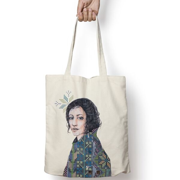 The World and People Tote Bag By Lucie Legrand Thumbnail