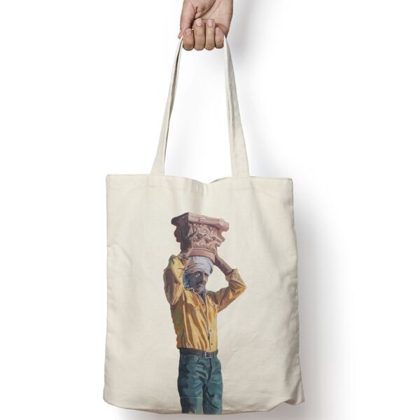 The Column Tote Bag By Dalal Mitwally & Jofre Oliveras Thumbnail