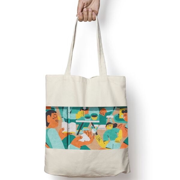 Guaposapo Tote Bag By Caspar David Thumbnail