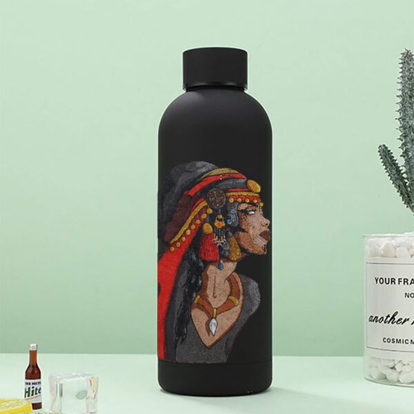 The Bedouin Lady Water Bottle By Yazan Mesmar Thumbnail