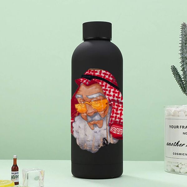 Old Man Of Amman Water Bottle By Yazan Bahar Thumbnail