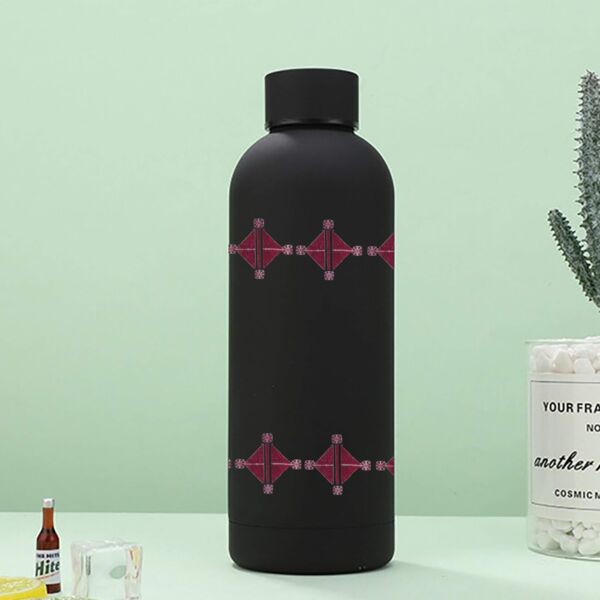Tatrez Water Bottle By Dalal Mitwally  Thumbnail