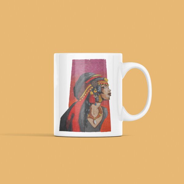 The Bedouin Lady Mug By Yazan Mesmar Thumbnail